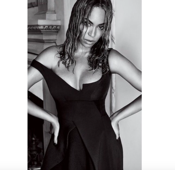 Queen B delar med sig av VOGUE-omslaget. Queen B delar med sig av VOGUE-omslaget.